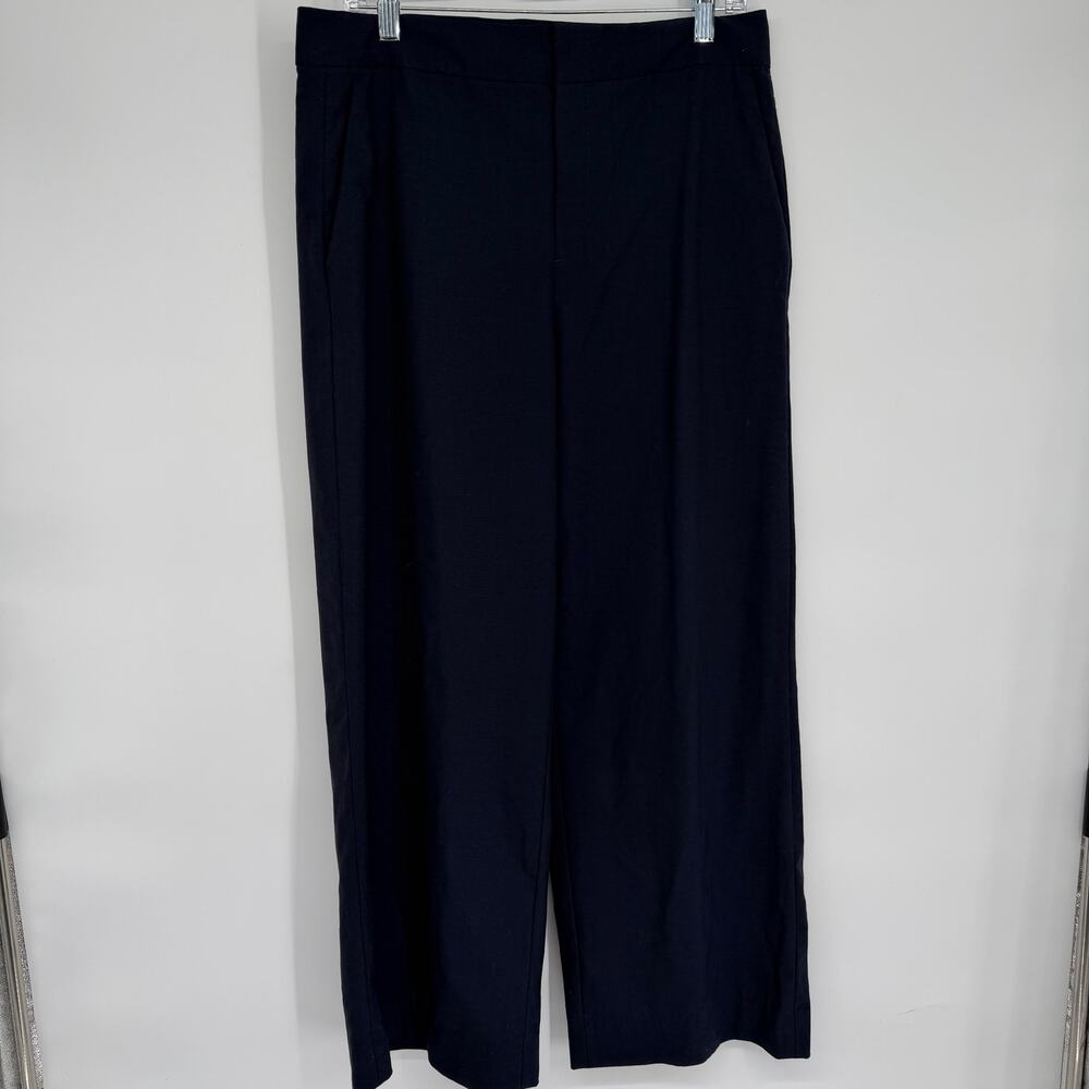 Everlane Wide Leg Pants Women’s 8 Wool Elevated Basics Quiet Luxury Old Money